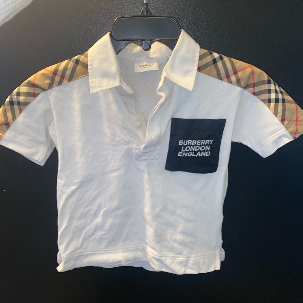 Burberry Kids shirt size 8, fits like size 6